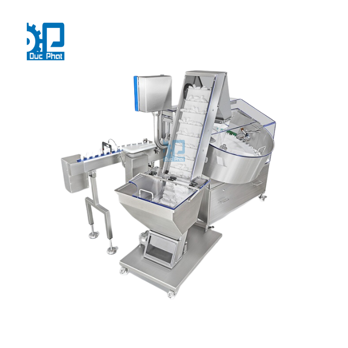 Máy cấp chai oxy già Máy cấp chai oxy già
