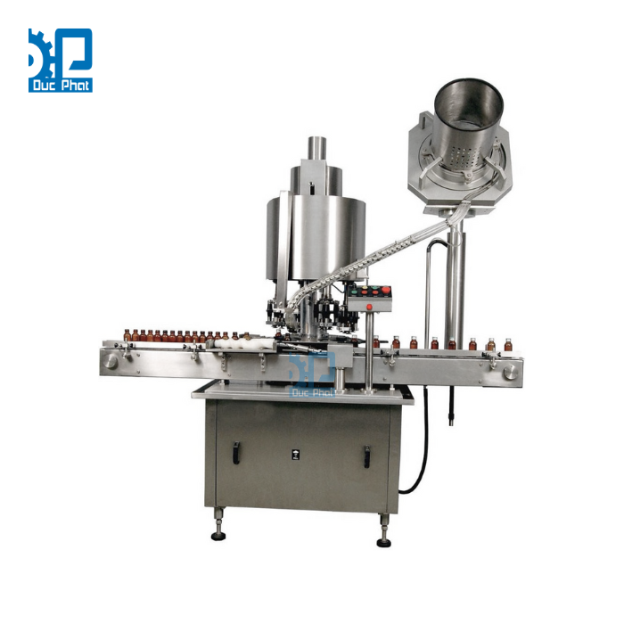 Máy cấp nắp chai siro tự động Máy cấp nắp chai siro tự động