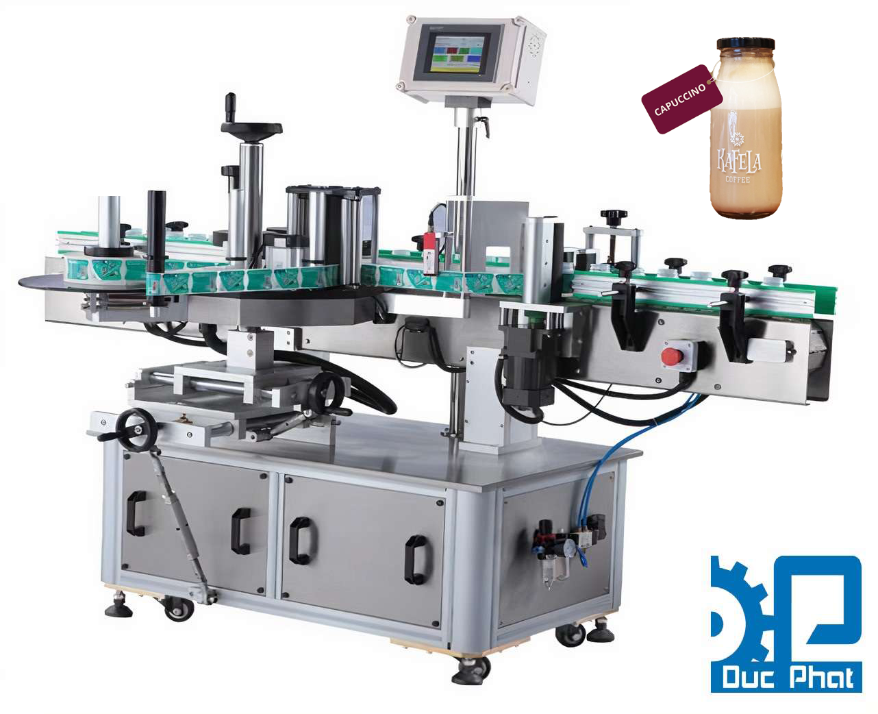 Dán nhãn cà phê Cappuccino đóng chai Dán nhãn cà phê Cappuccino đóng chai