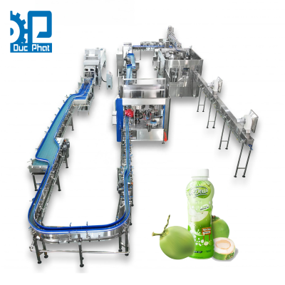 Máy chiết rót nước dừa đóng chai