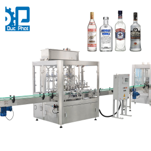 Máy chiết rót rượu vodka đóng chai