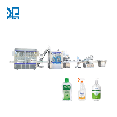 Dây chuyền chiết rót dầu gội