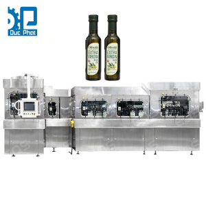 Máy chiết rót dầu olive đóng chai