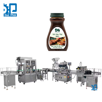 Máy rót nước sốt nướng đóng chai