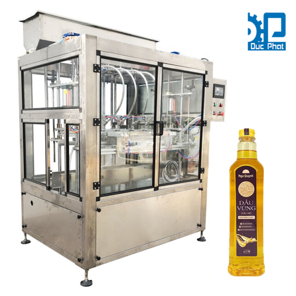Máy chiết rót dầu vừng đóng chai