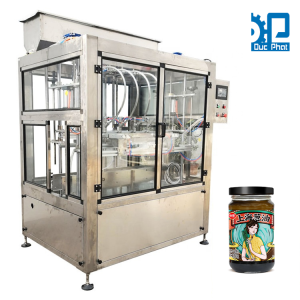 Máy chiết rót nước sốt hành đóng chai