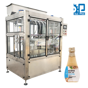 Máy chiết rót nước sốt hành tây đóng chai