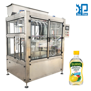 Máy chiết rót giấm chanh đóng chai